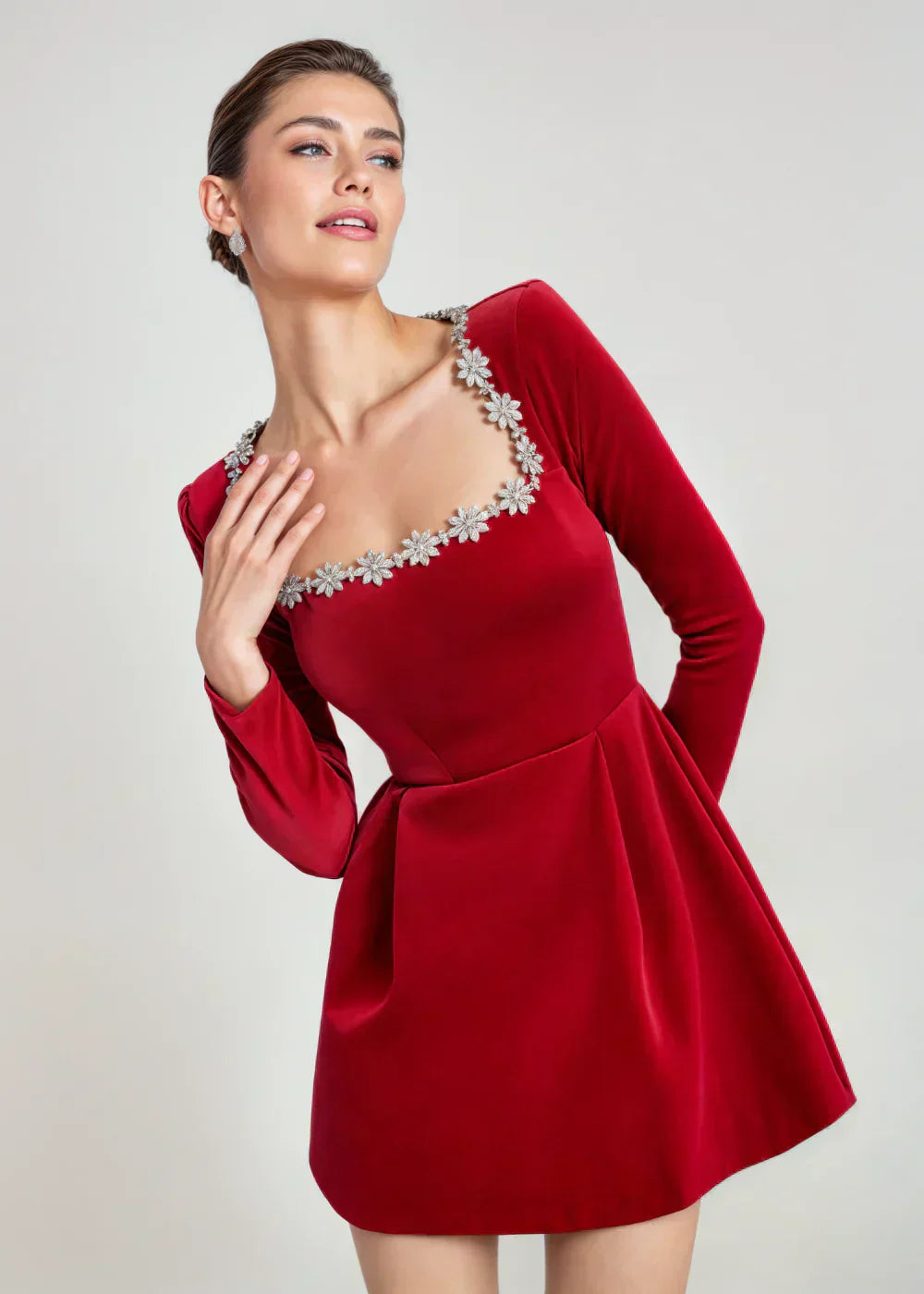Women's Velvet Mini Vest