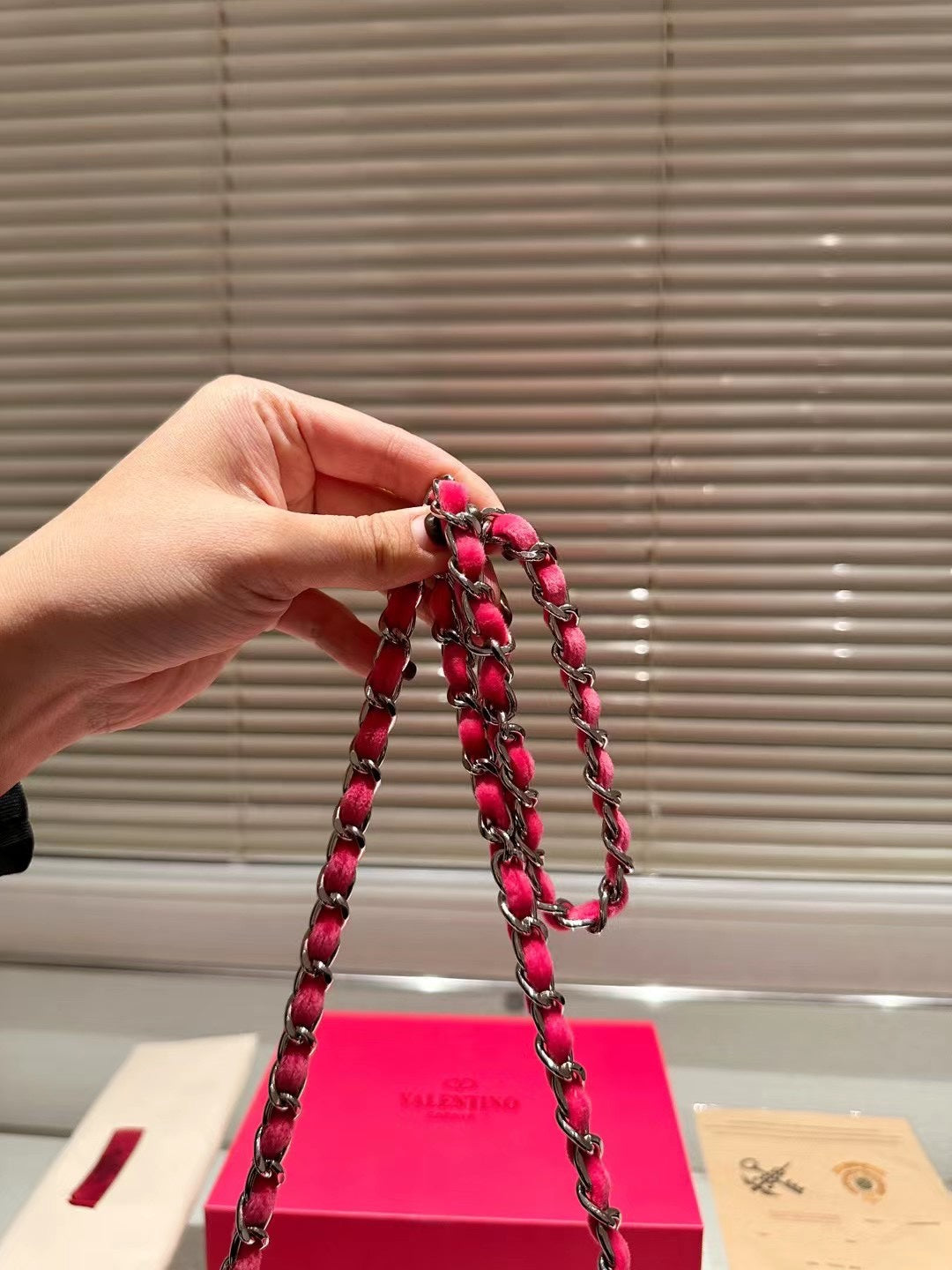 VAL* velvet bag