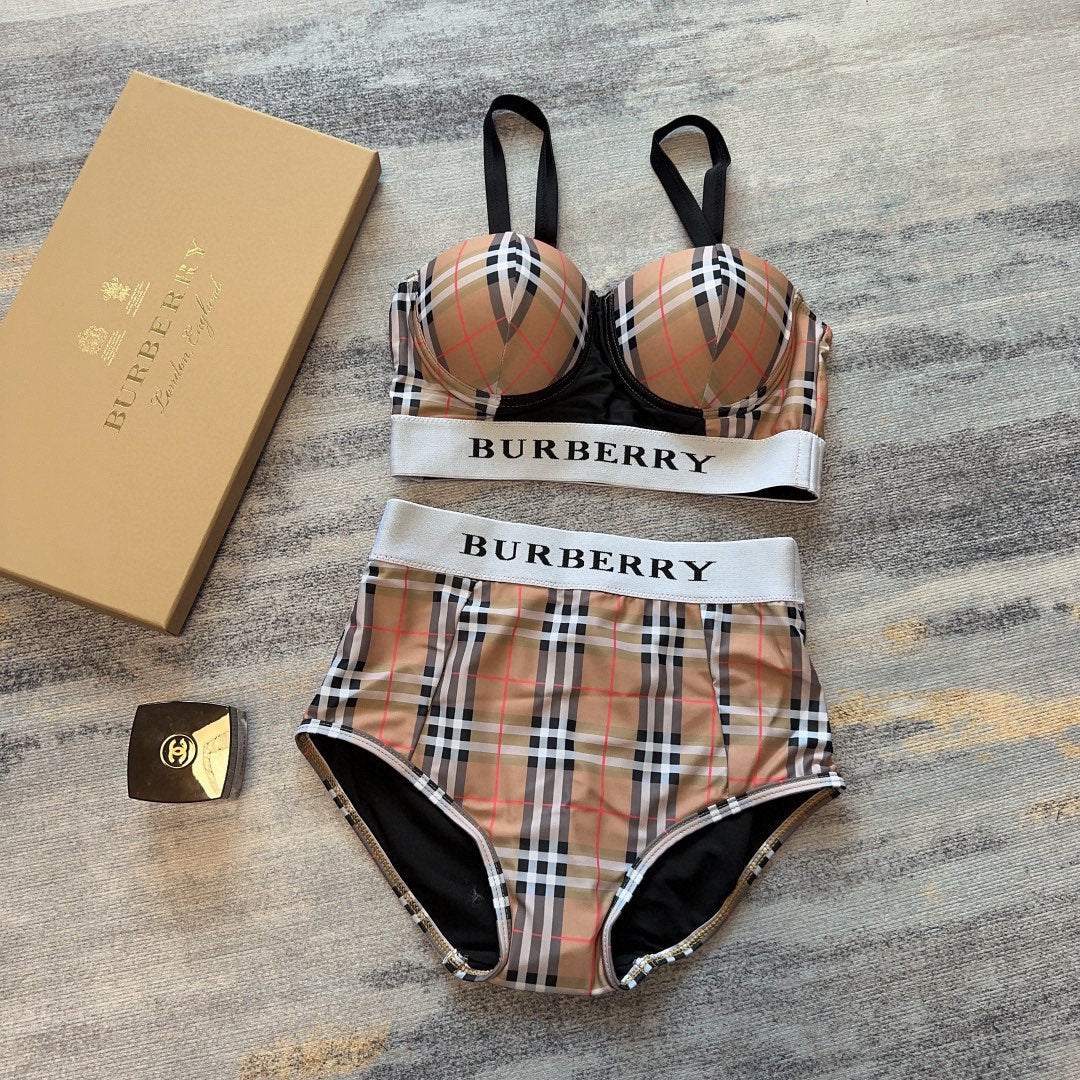 Burber* one-piece swimsuit
