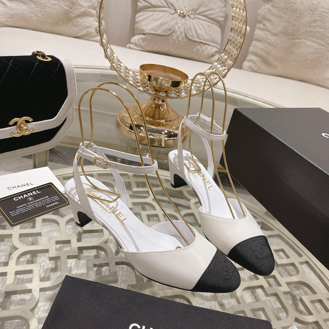 CHAN * 24 new style cat heel sandalsVIP1：1
