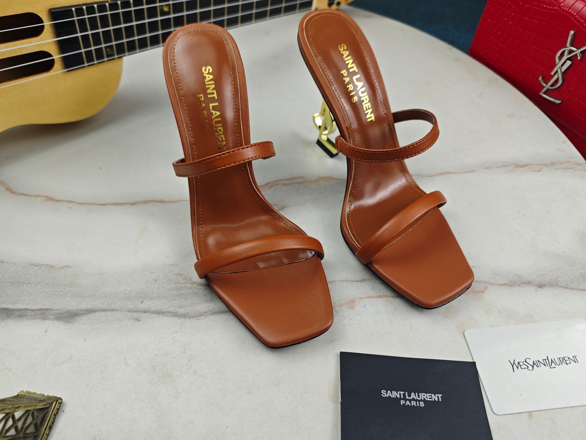 YSL* 24SS Stiletto Sandals 1:1 VIP