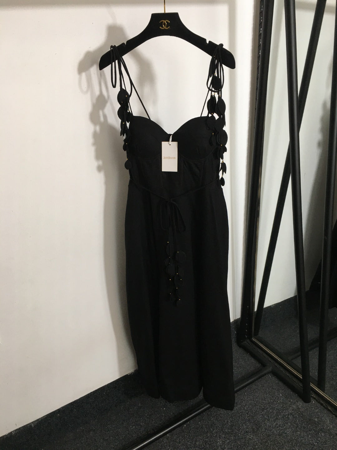 ZIM* Petal Tie Bandeau Slip Dress