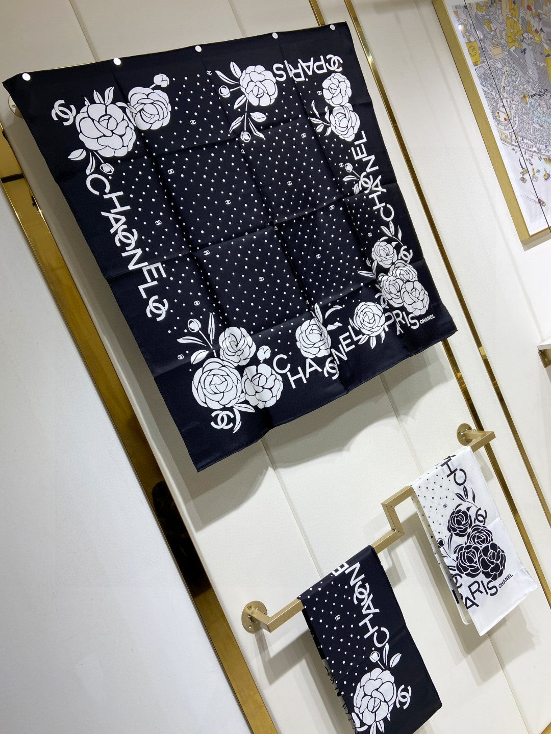 CHNA* Square scarf