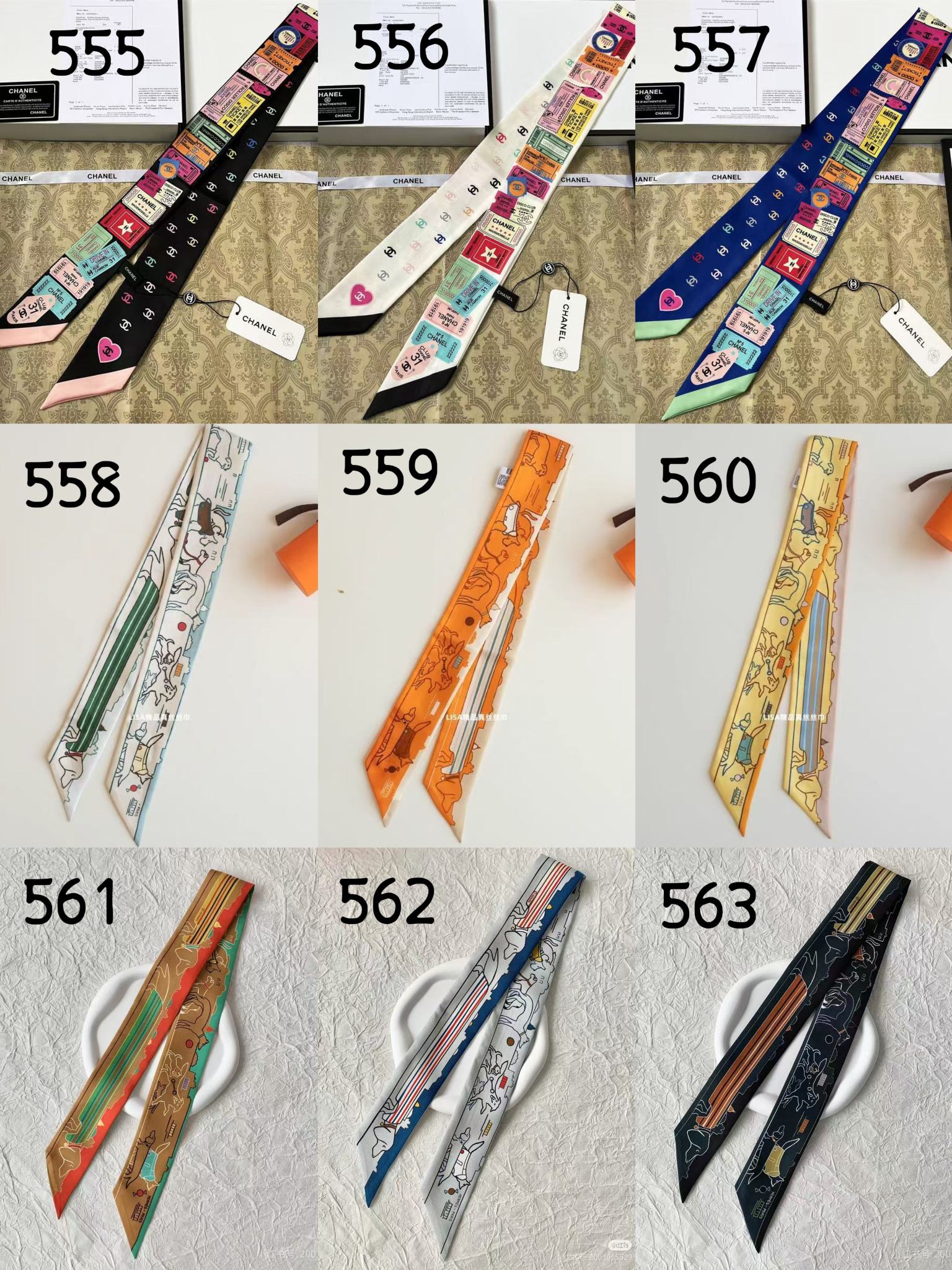 25SS New Silk Scarf