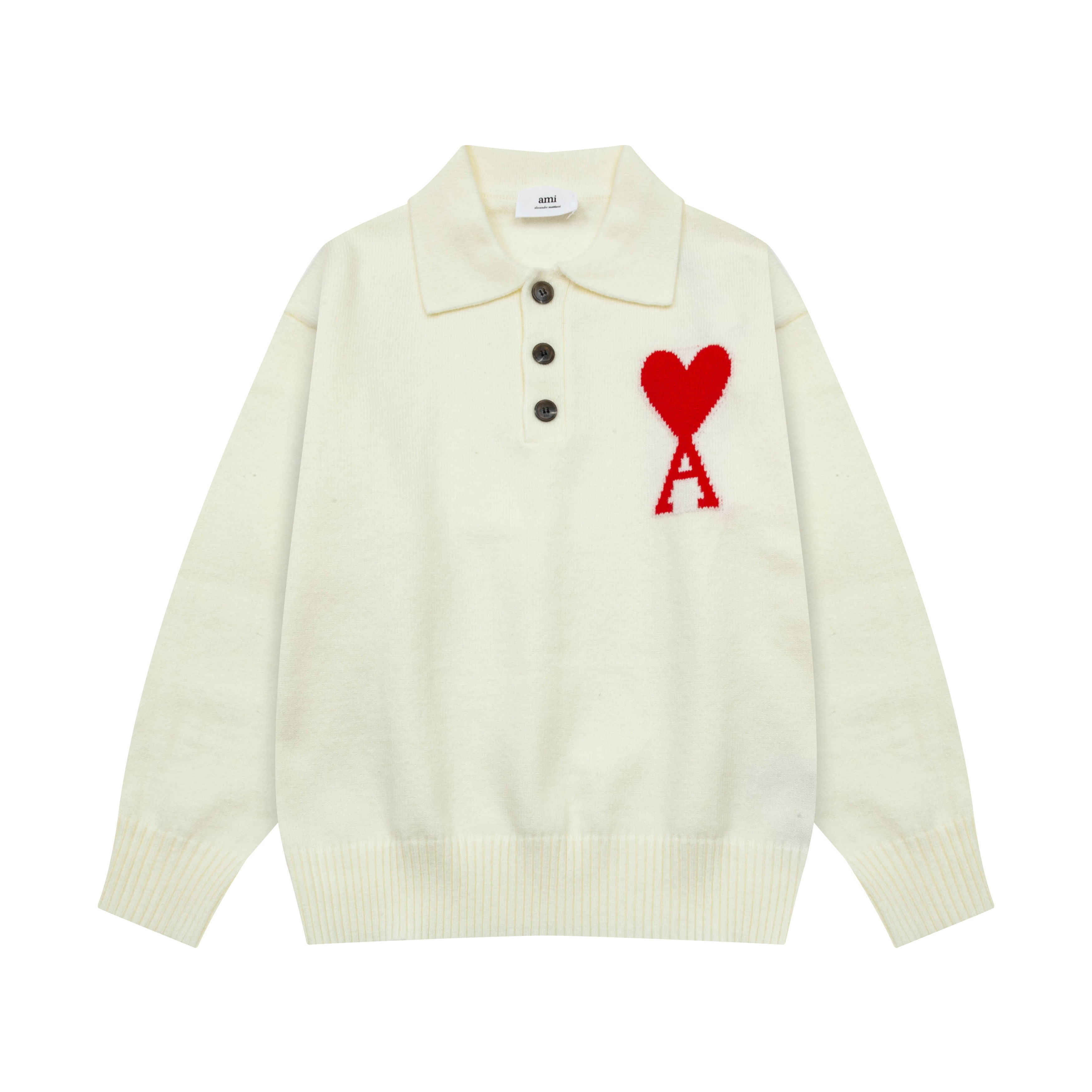AM* POLO NECK PULLER SWEATER