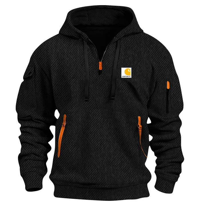 2025 Men's Zipper And Multi Pocket Sport Corduroy Sweatshirt