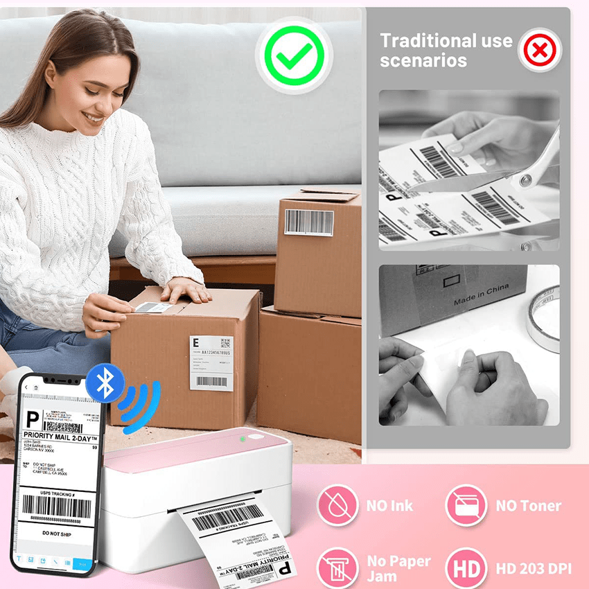 PM-241-BT Bluetooth Shipping Label Printer