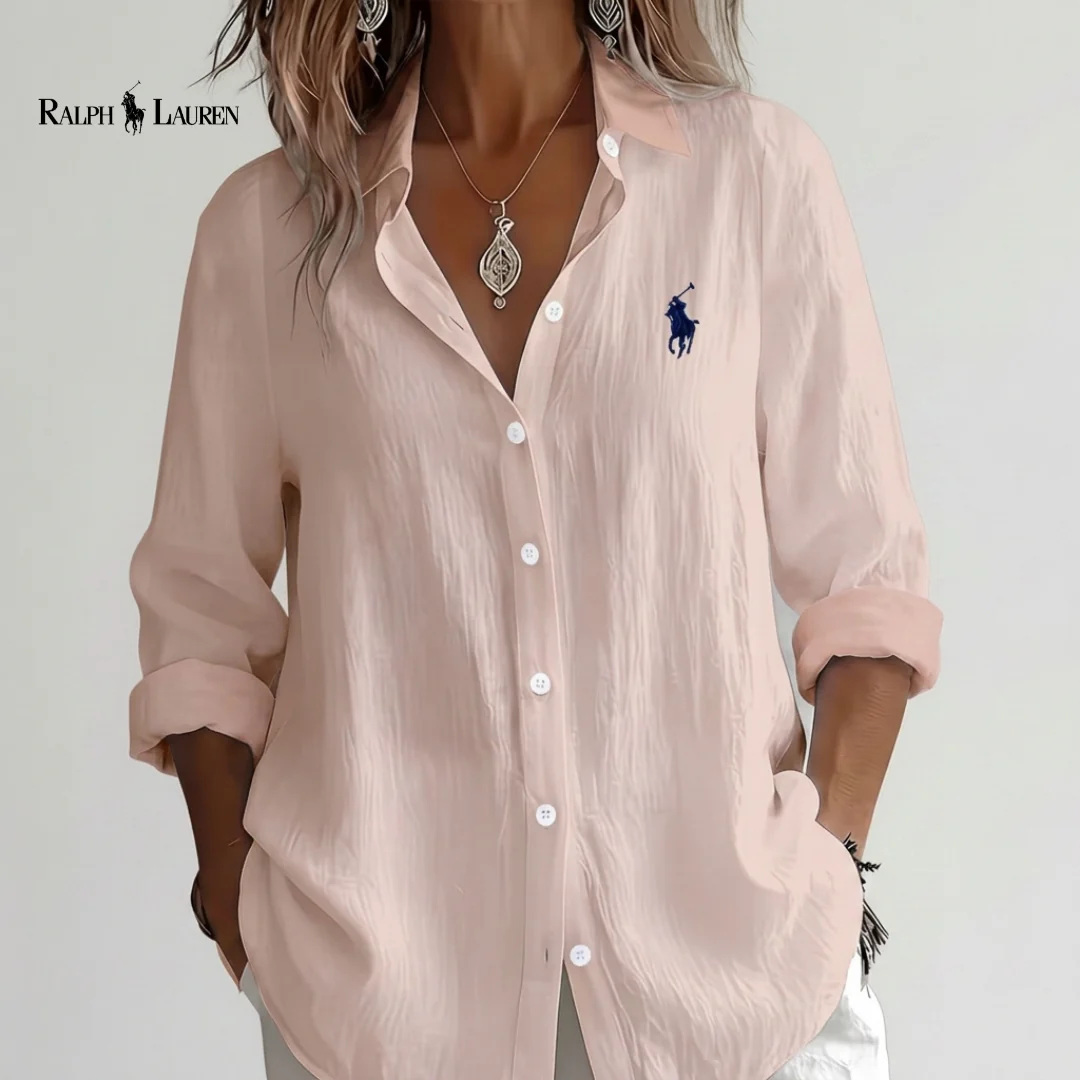 Santorini Breeze Button-Down