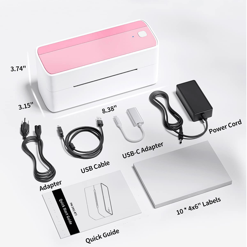 PM-241-BT Bluetooth Shipping Label Printer