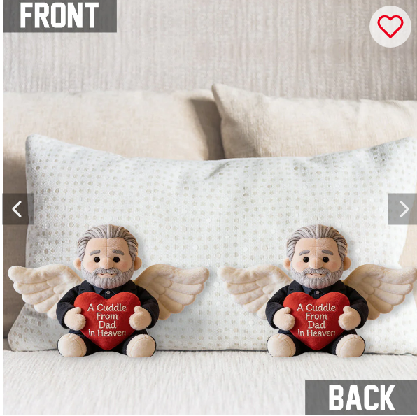 Memorial Gift For Lost Of Loved Ones - Personalized Memorial Shaped Pillow