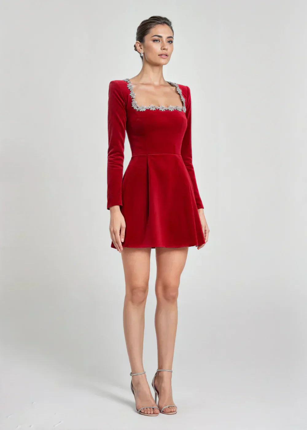 Women's Velvet Mini Vest