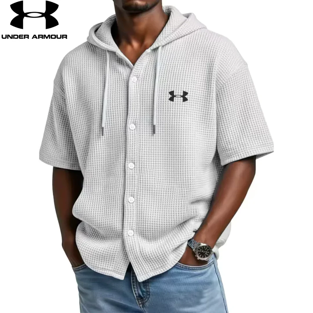UA Waffle Knit Hooded Shirt