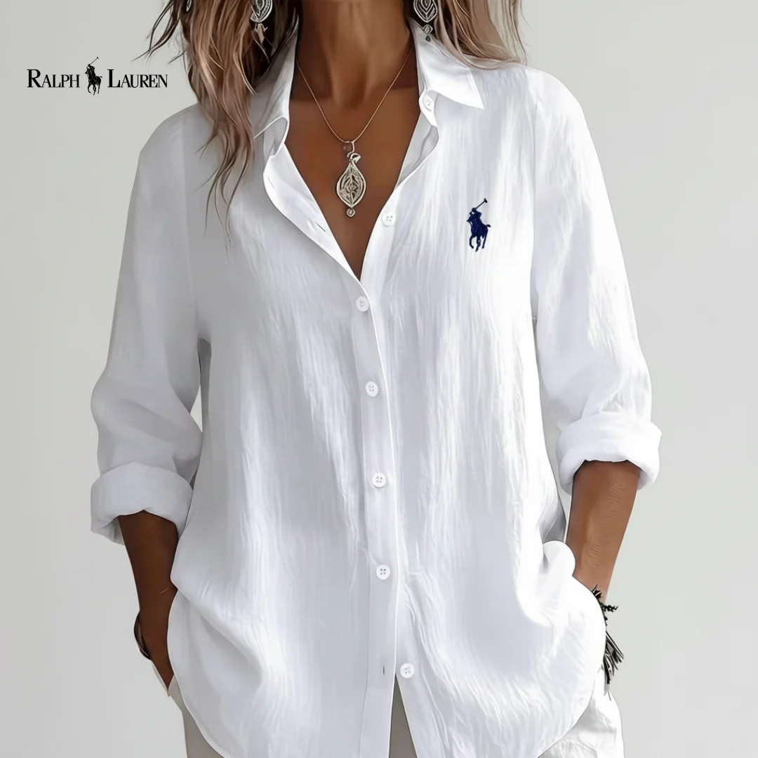 Santorini Breeze Button-Down