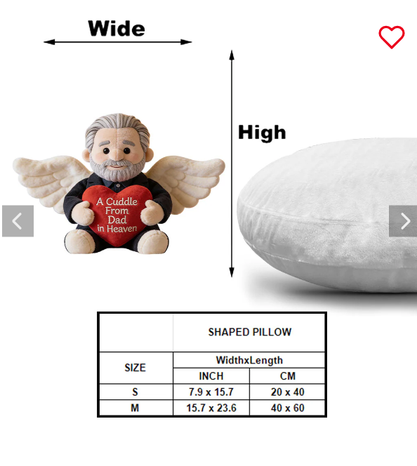 Memorial Gift For Lost Of Loved Ones - Personalized Memorial Shaped Pillow