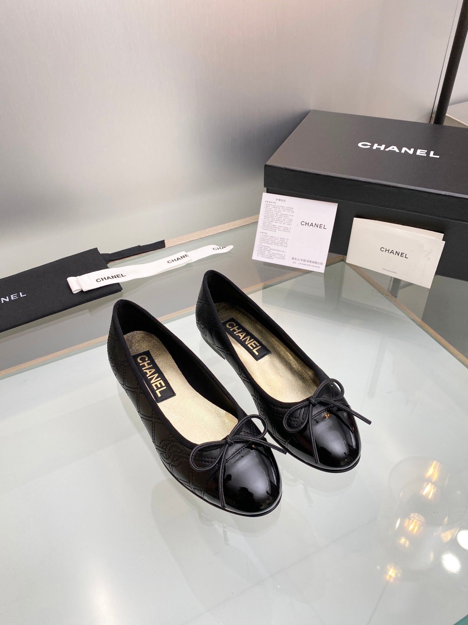 Cowhide outsole Chanel classic ballet shoes VIP1:1