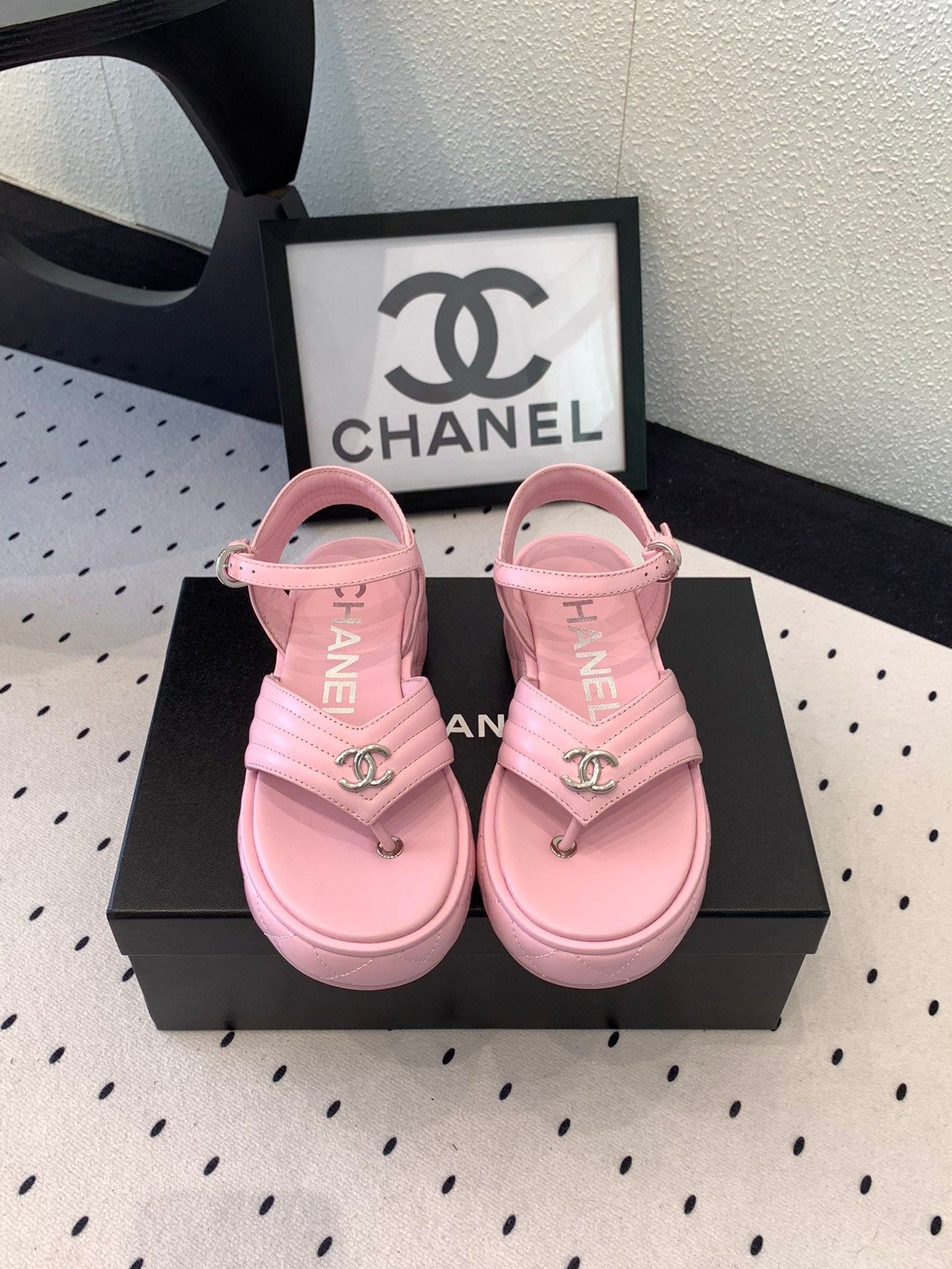 Early Spring Platform Sandals CHANE*｜VIP1:1
